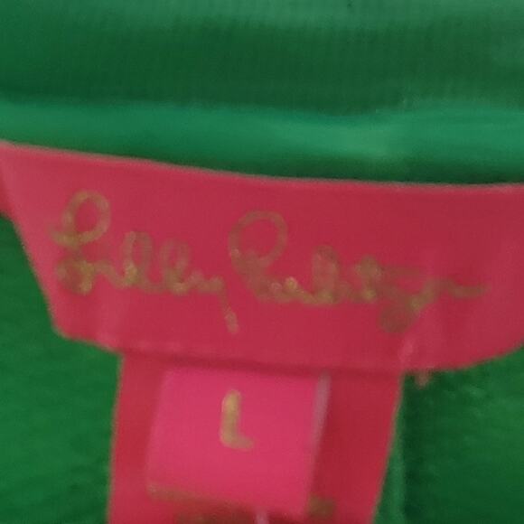 Lilly Pulitzer Jasona Dress In Cabana Green New With Tag Size Large - Picture 6 of 6